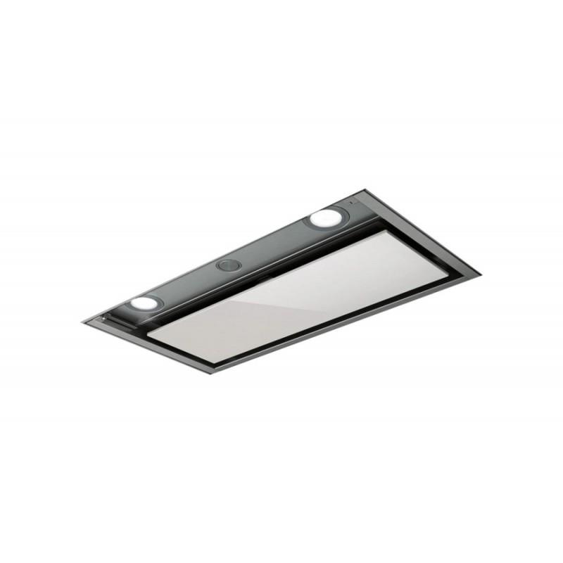 Elica PRF0097795A Box İn Plus IXGL/A/60 - Stainless Steel + White Glass - Canopy