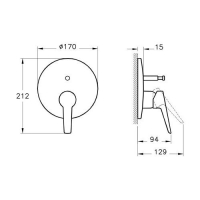 A42446-Artema Solid S Ankanstre Banyo Bataryası