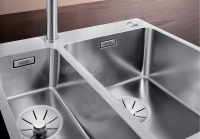 525247-Blanco Paslanmaz Çelik Eviye Andano 340/180-IF/A - Push Sifon Kontrol